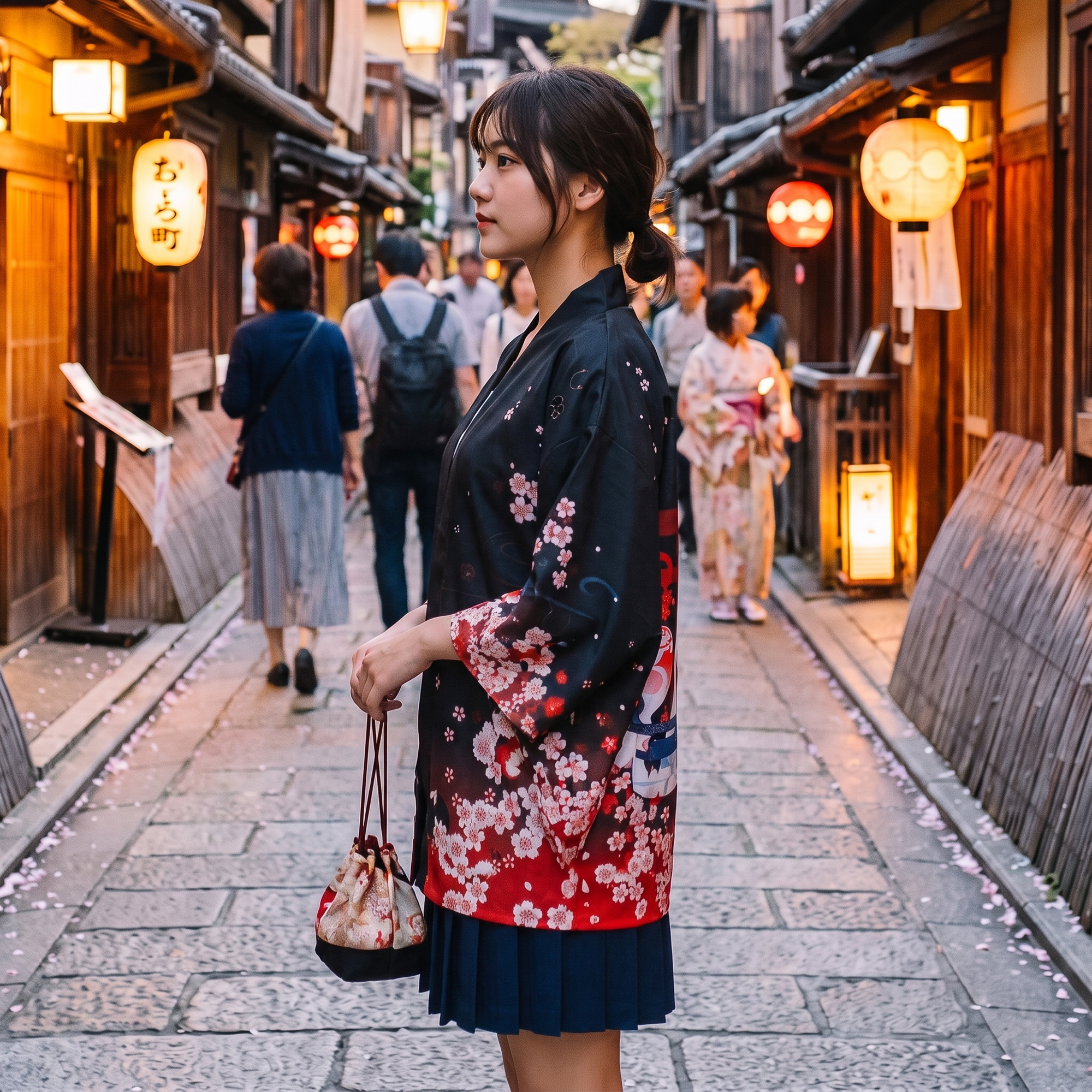 Red Foxes Haori Women