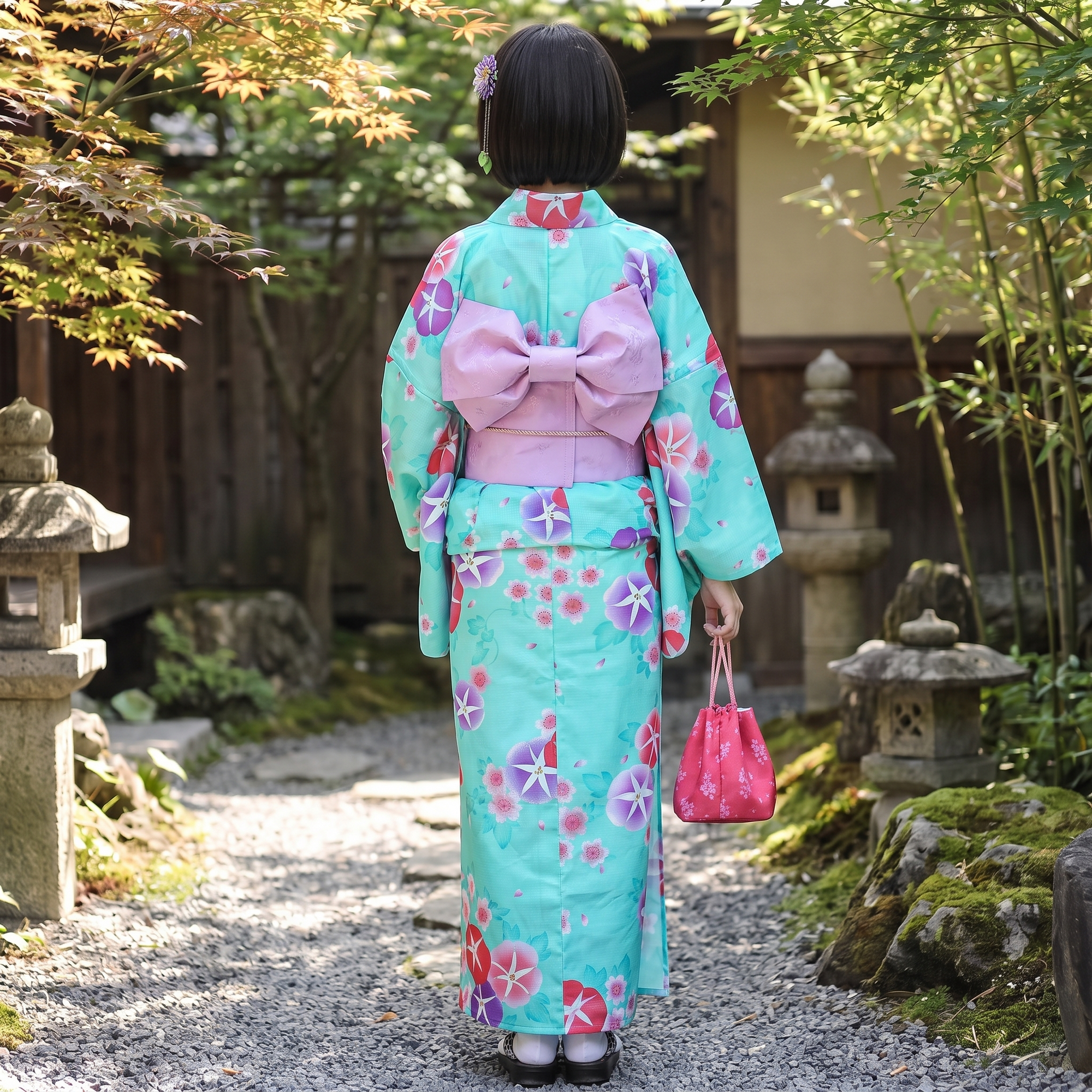 Floral Japanese Yukata for Women