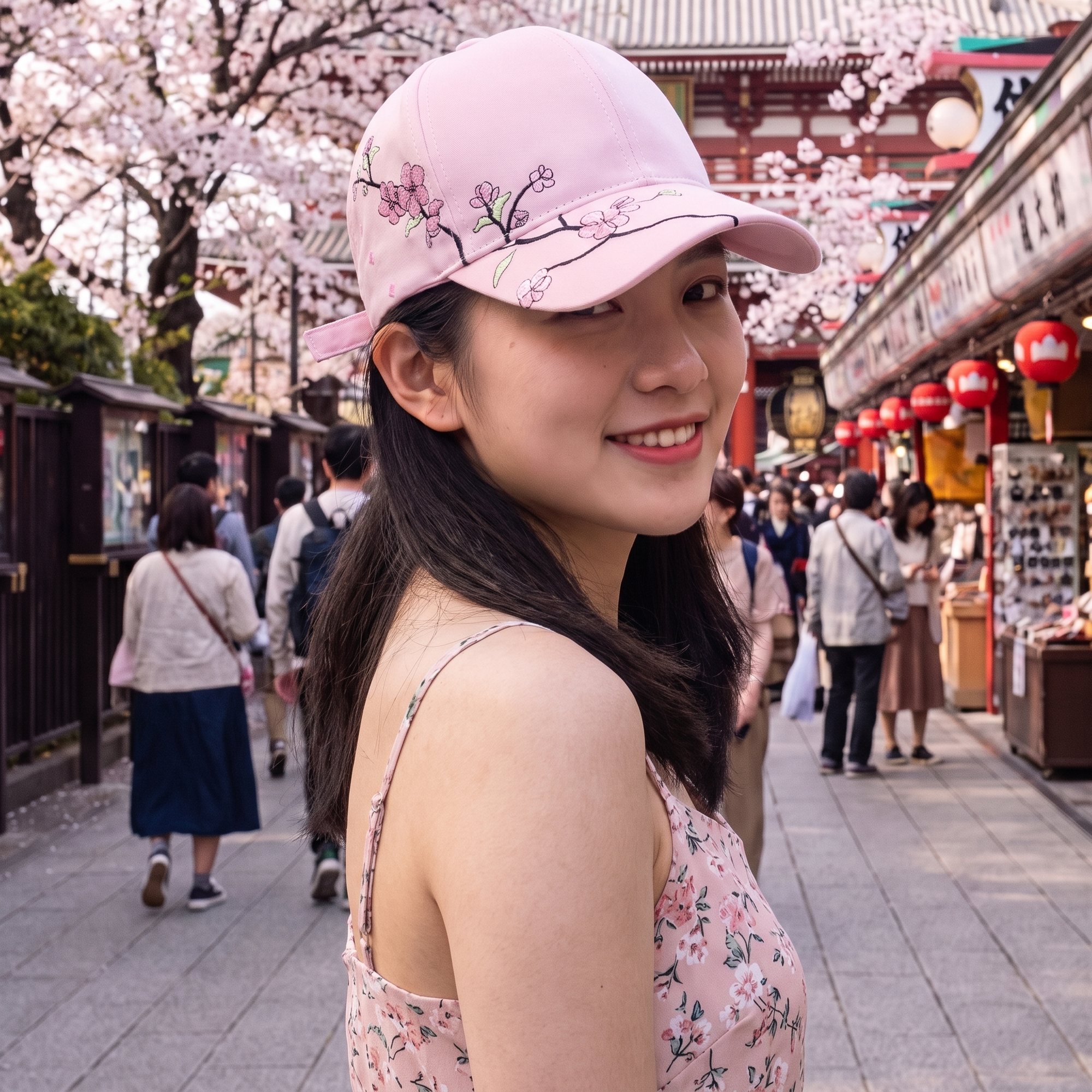 Japanese Sakura Cap