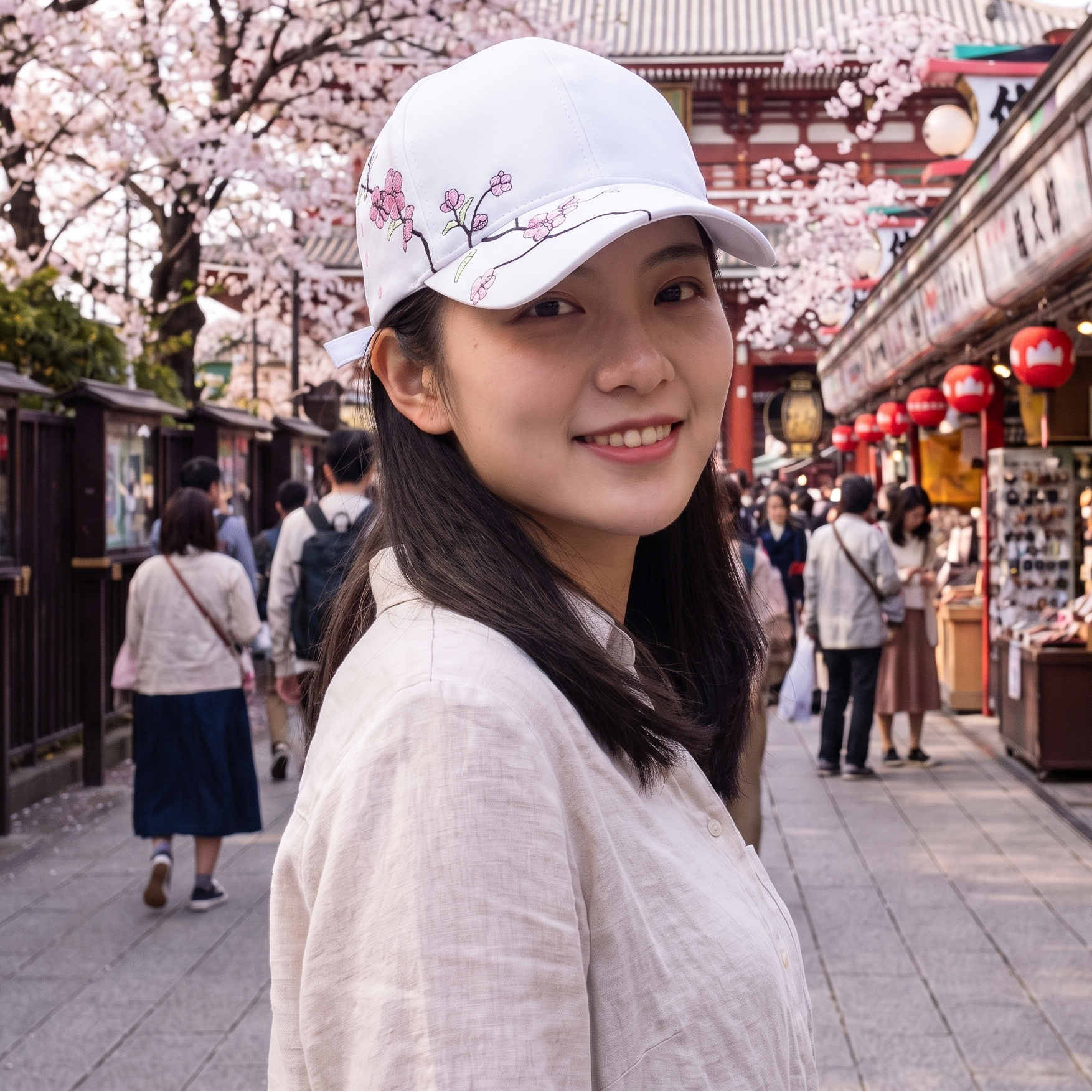 Japanese Sakura Cap