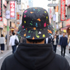 Harajuku Printed bucket hat