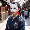 Traditional Japanese Kitsune Mask