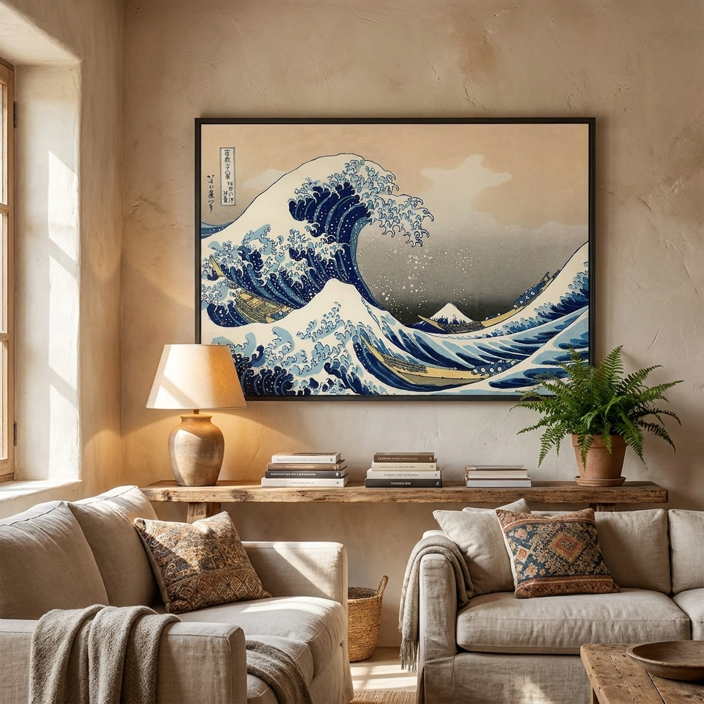 Great Wave of Kanagawa Painting