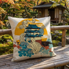 Japanese Inspired Cushion Cover