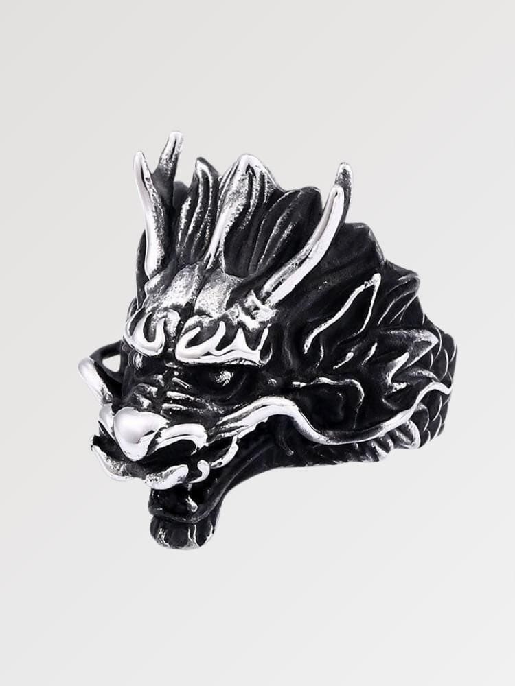 Bague Dragon en Acier 'Sephiro'