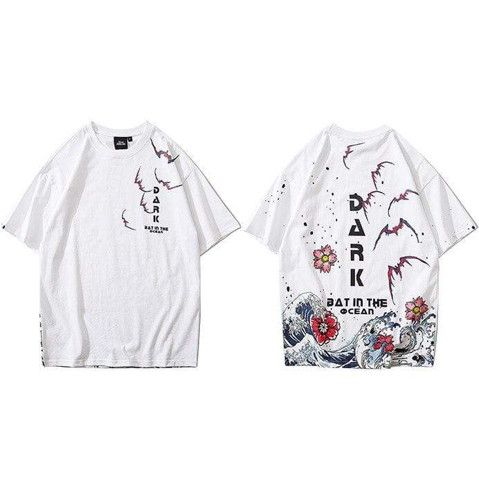 Bats in The Ocean </br> Japanese T-Shirt