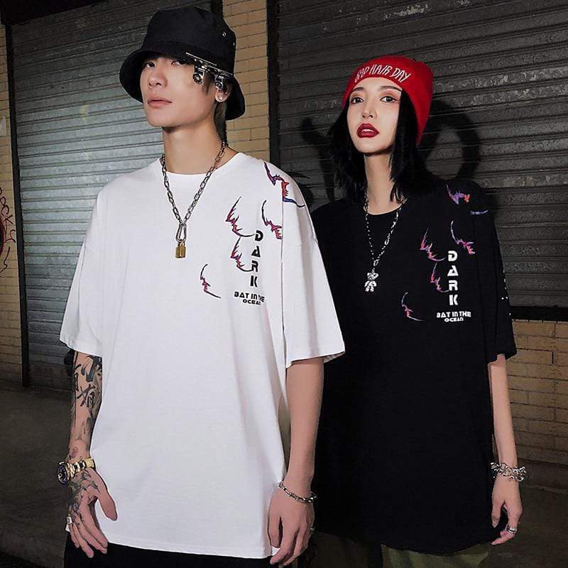 Bats in The Ocean </br> Japanese T-Shirt