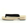 Black Flat Geta Sandals </br> Japanese Geta