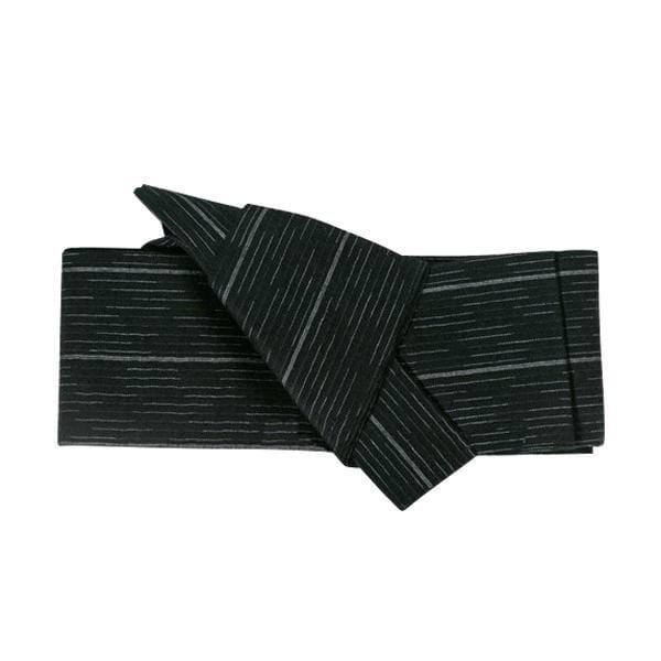 Black With Grey Scratches Belt </br> Men's Obi