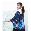 Blue Pink Flowers </br> Haori Women
