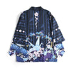 Blue Pink Flowers </br> Haori Women