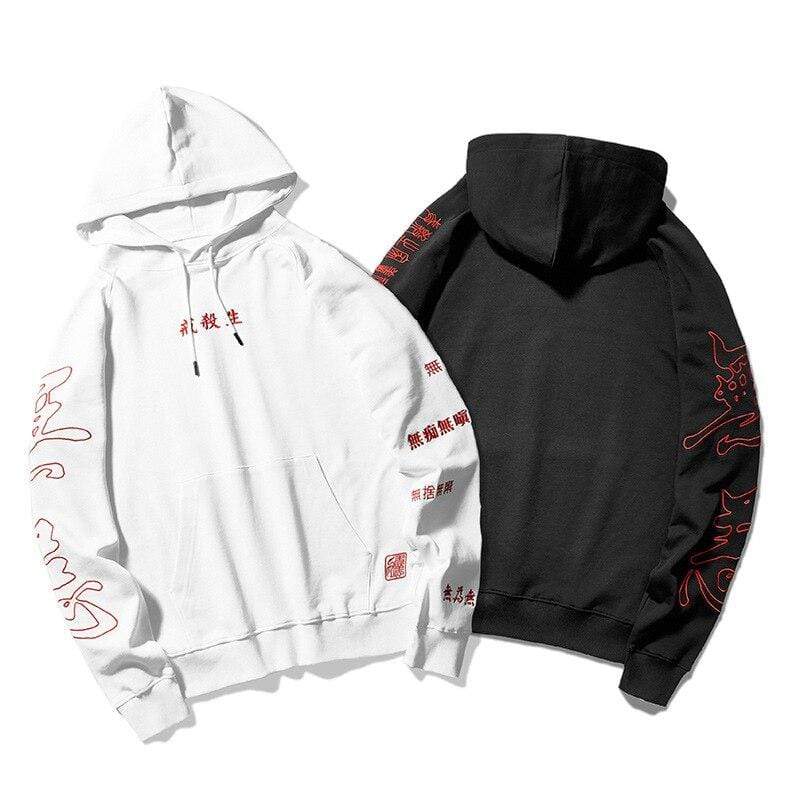 Chinese style character embroidery 2020 autumn Sweatshirt men's Hoodie national trend loose coat couple's top casual fashion
