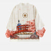 Copie de Haori Lovely Kimono Japanese Woman Printing Cherry Blossoms Cardigan Kimono Feminino Mujer 2020 Japanese Streetwear Cosplay Clothing