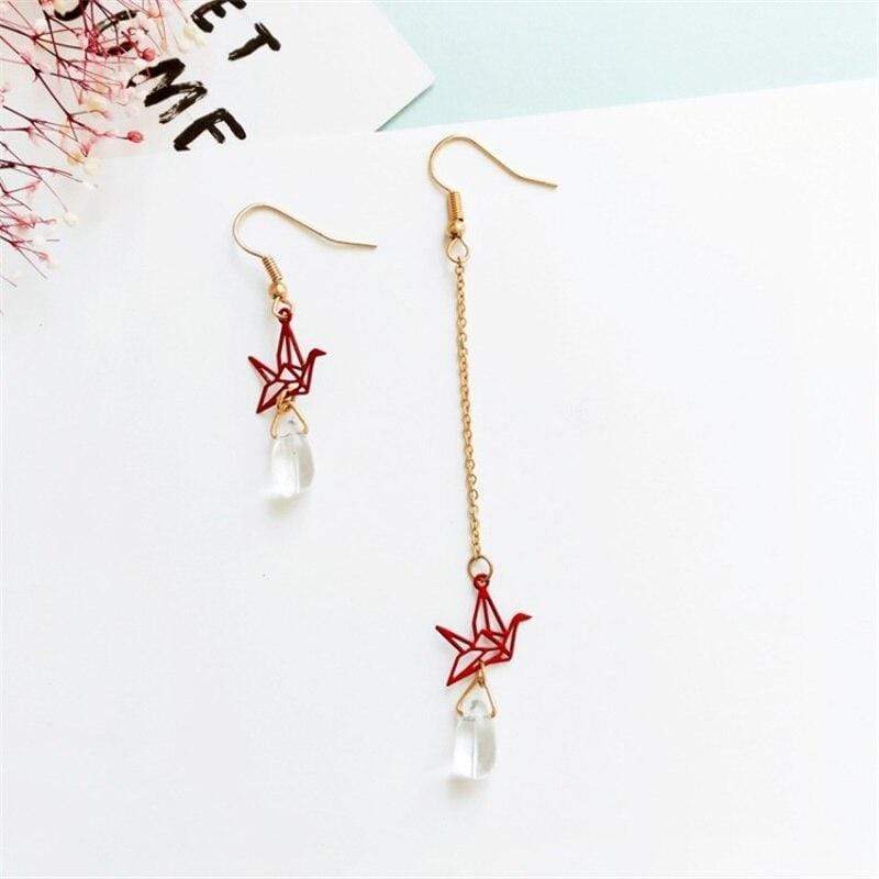 Diamond </br> Japanese Earrings