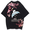 Diving Crane </br> Japanese T-Shirt