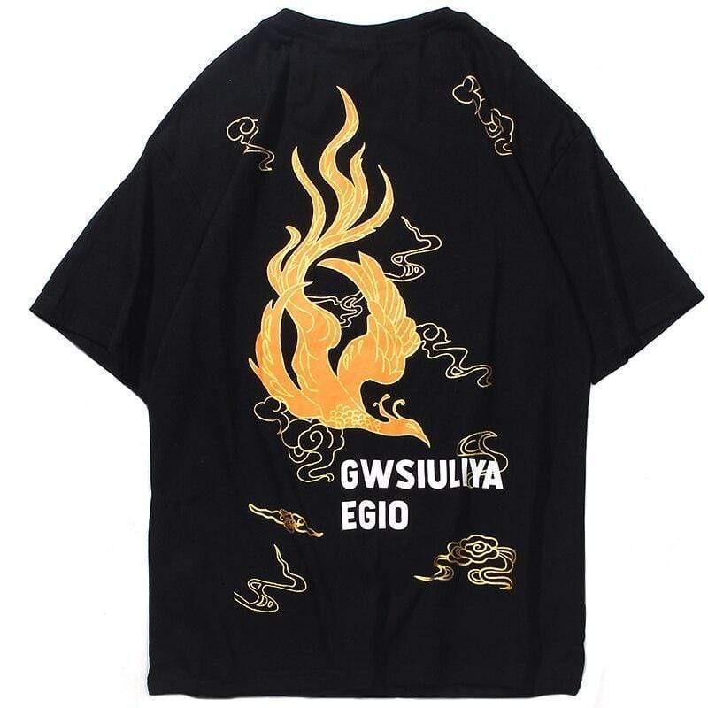 Fire Phenix </br> Japanese T-shirt