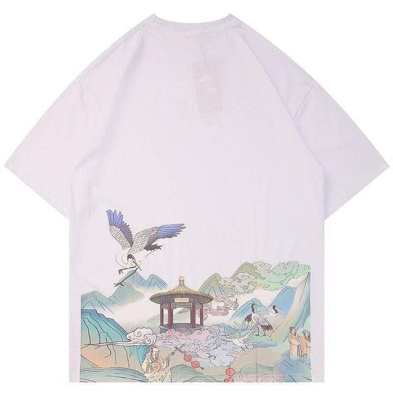 Flying Crane </br> Japanese T-Shirt