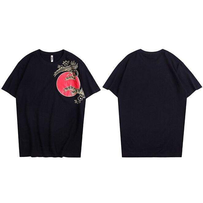 Golden Crane </br> Japanese T-shirt