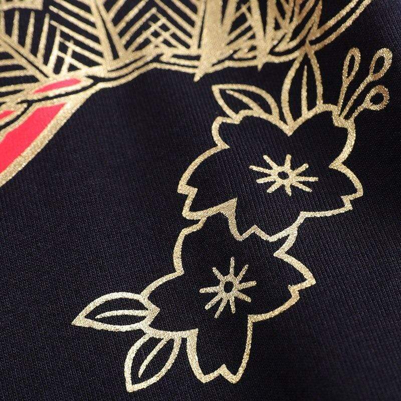 Golden Crane </br> Japanese T-shirt