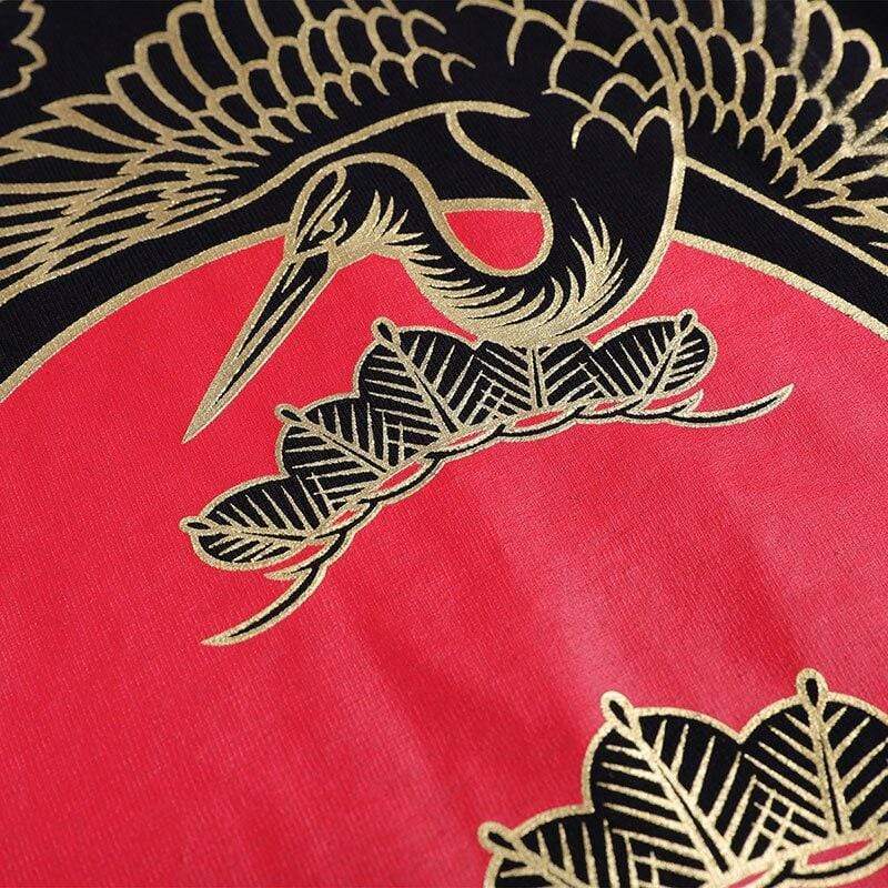 Golden Crane </br> Japanese T-shirt