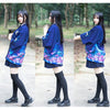 Haori Japanese Style Kimono Loose Cardigan For Women Blouses Boho Blouse Trendy Pattern Print Sunscreen Shirts Beach Kimono Cosplay