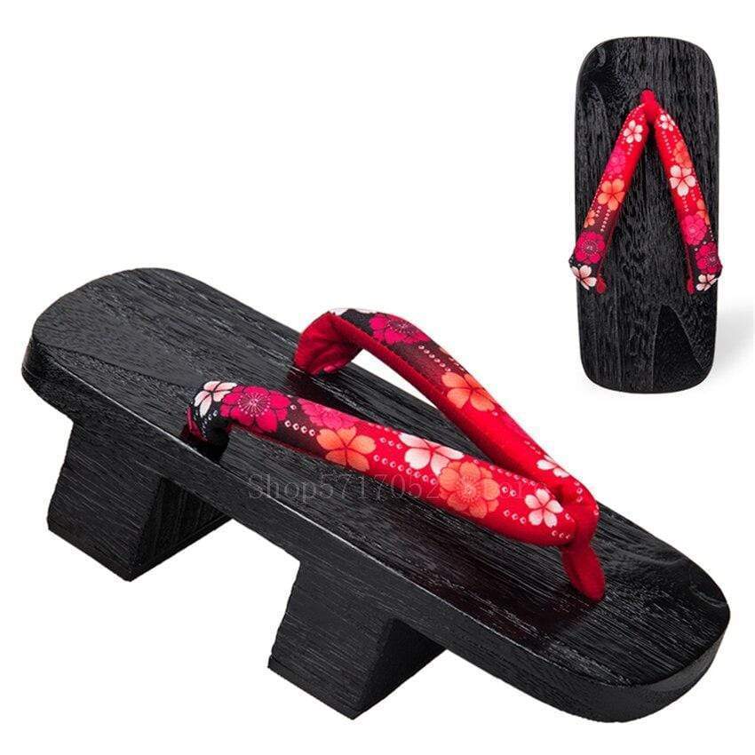 Japanese Black Wood </br> Womens Geta