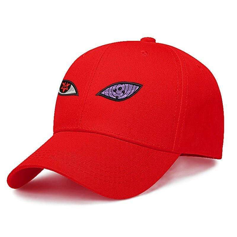 Japanese Cap New Anime Naruto Uchiha Sasuke Sharingan & Rinnegan Eye Cotton Cap Baseball Cap For Men Women Hip Hop Streetwear Dad Hat