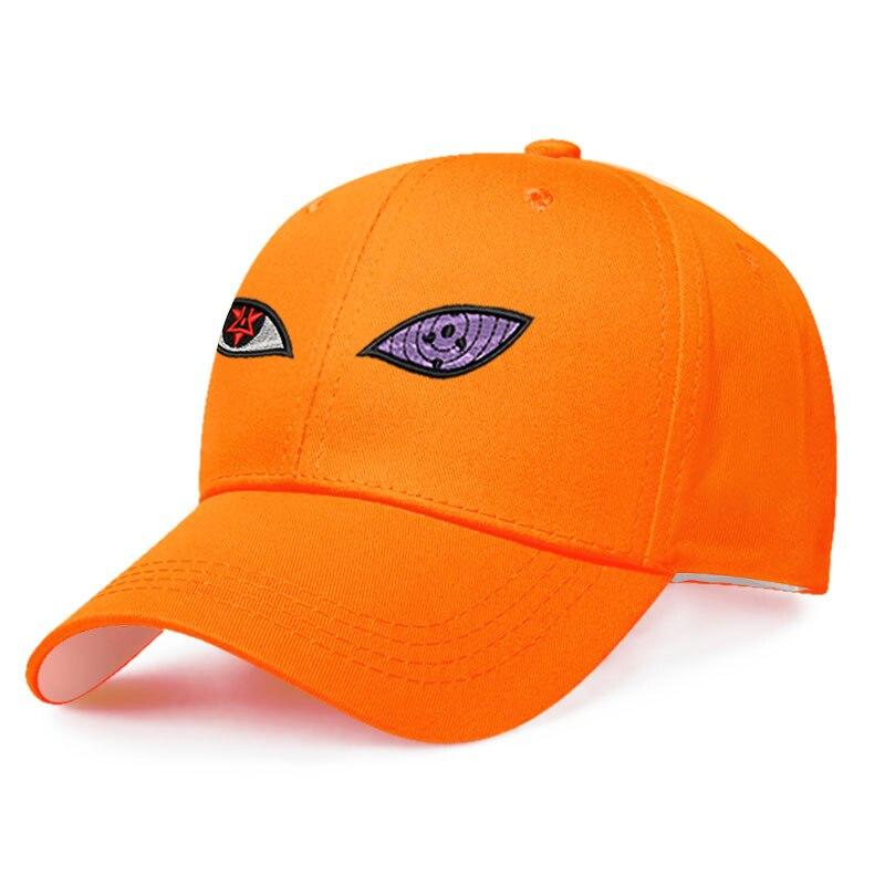 Japanese Cap New Anime Naruto Uchiha Sasuke Sharingan & Rinnegan Eye Cotton Cap Baseball Cap For Men Women Hip Hop Streetwear Dad Hat