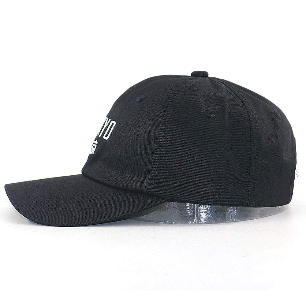 Japanese Cap New Arrival Japan cap Tokyo City embroidery fashion baseball cap 100% cotton adjustable black hip hop snapback hat