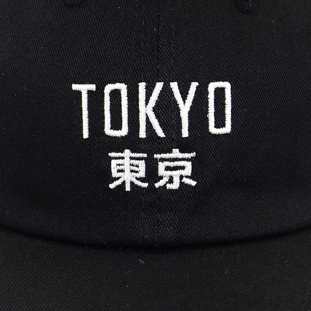 Japanese Cap New Arrival Japan cap Tokyo City embroidery fashion baseball cap 100% cotton adjustable black hip hop snapback hat