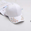 Japanese Cap YIFEI Fashion Hat Cotton Baseball Cap Plum Blossom Embroidery Cap Hip hop Cap Wind restoring ancient ways Cap gifts for woman