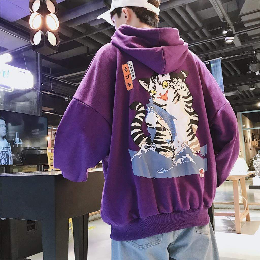 Japanese Cat Hoodie