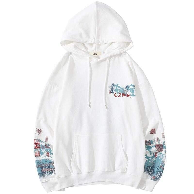 Japanese Printed Calligraphy </br> Hoodie