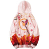 Japanese Red Bird Hoodie