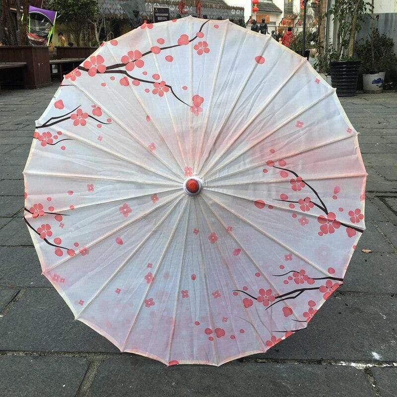 Japanese Umbrella - Silk Women Umbrella Japanese Cherry Blossoms Silk Ancient Dance Umbrella Decorative Umbrella Chinese Style Oil Paper Umbrella