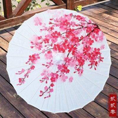 Japanese Umbrella - Silk Women Umbrella Japanese Cherry Blossoms Silk Ancient Dance Umbrella Decorative Umbrella Chinese Style Oil Paper Umbrella