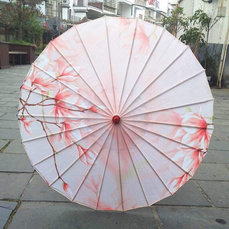 Japanese Umbrella - Silk Women Umbrella Japanese Cherry Blossoms Silk Ancient Dance Umbrella Decorative Umbrella Chinese Style Oil Paper Umbrella