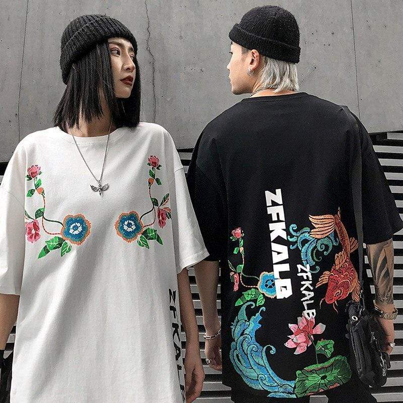 Lotus Koi Fish </br> Japanese T-Shirt