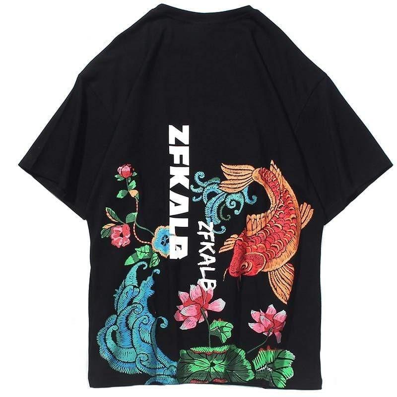 Lotus Koi Fish </br> Japanese T-Shirt
