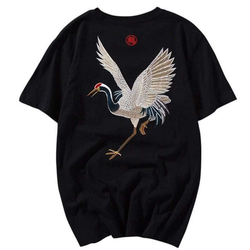 Majestic Crane </br> Japanese T-shirt