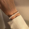 MENGJIQIAO New Japan Elegant Handmade Freshwater Pearl Bracelet For Women Girls Fashion Charm Bracelets & Bangles Jewelry Gifts