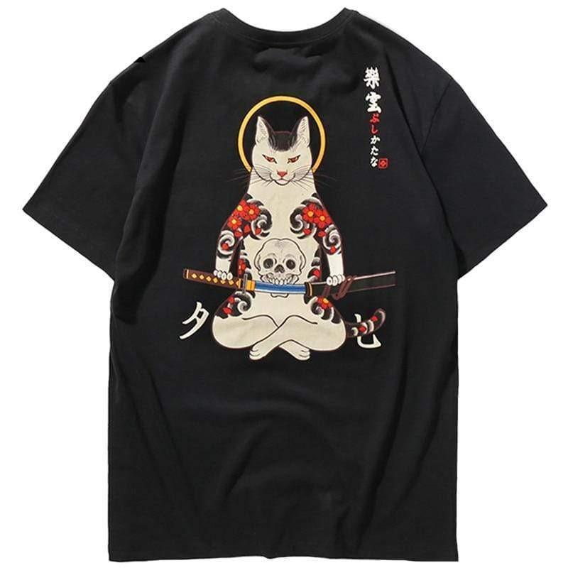 Ninja Cat </br> Japanese T-Shirt