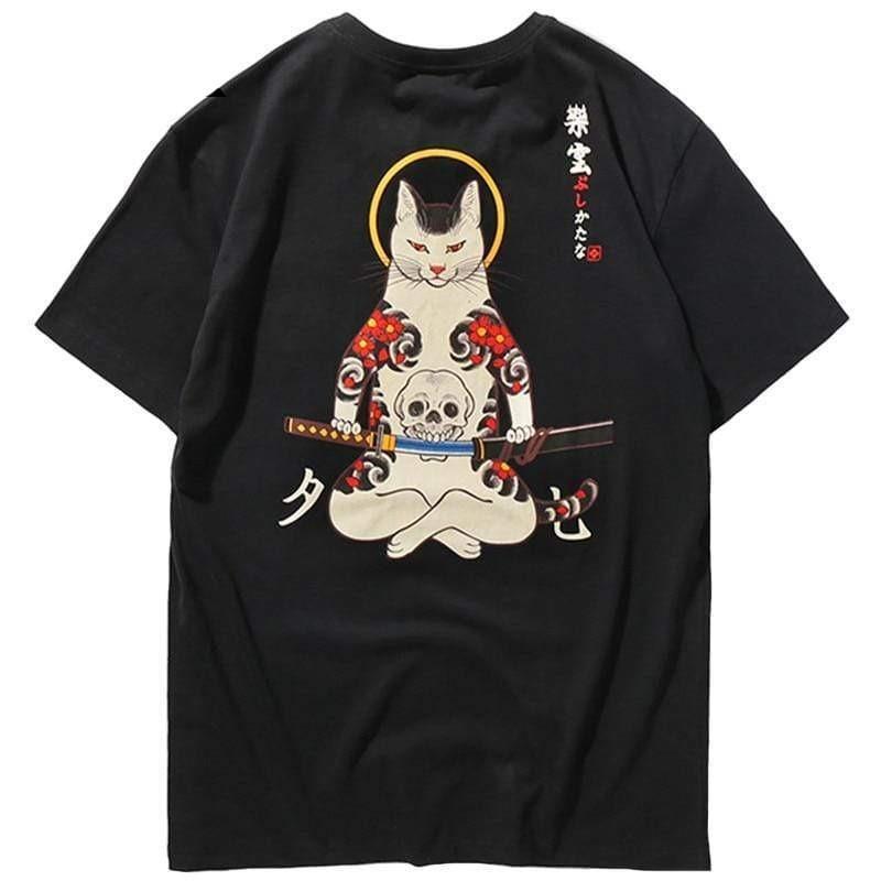 Ninja Cat </br> Japanese T-Shirt