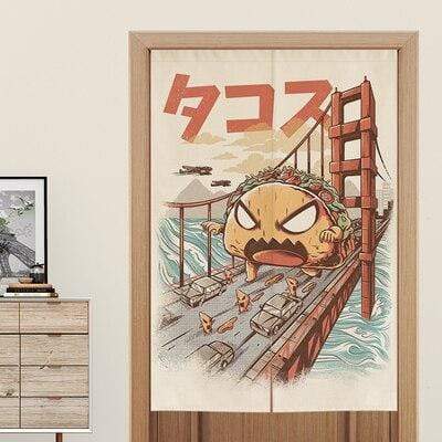 Noren Curtain</br> Greedy Neko