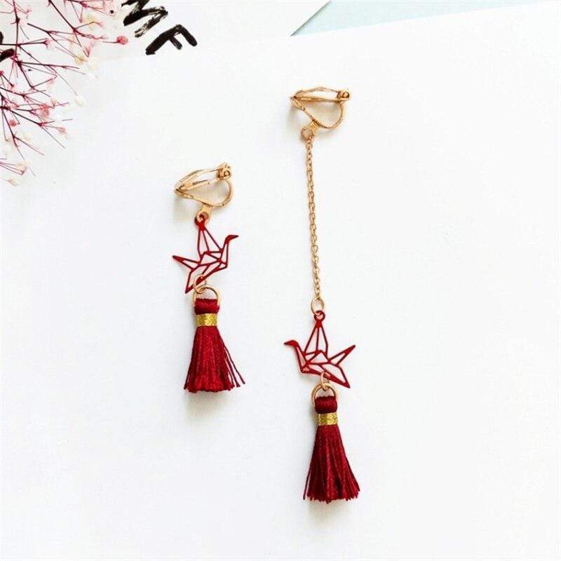 Peace </br> Japanese Earrings