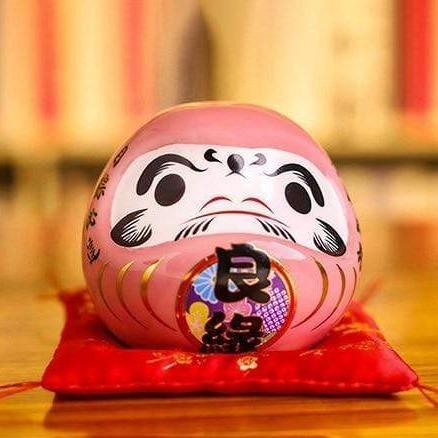 Pink Daruma Doll