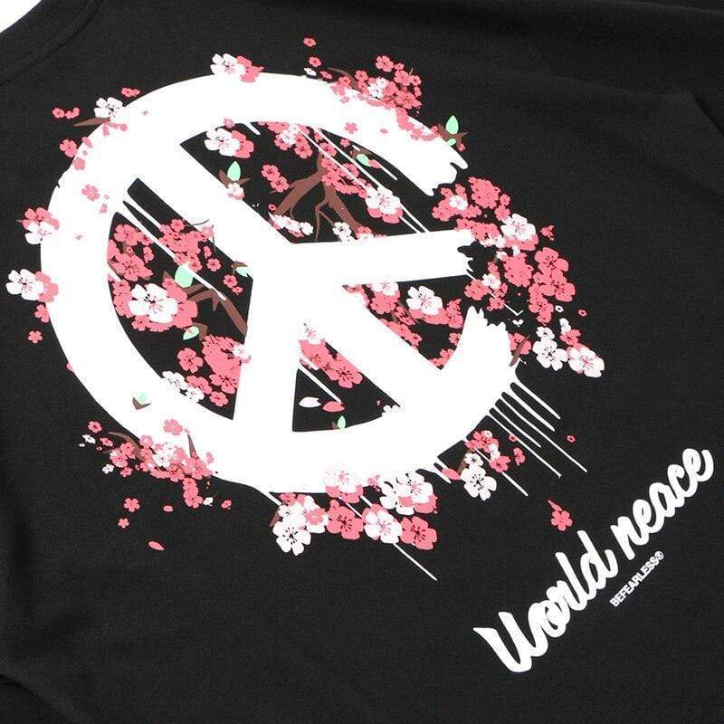 Sakura Peace & Love </br> Japanese T-shirt