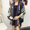 Skull Colored Kimono Jacket