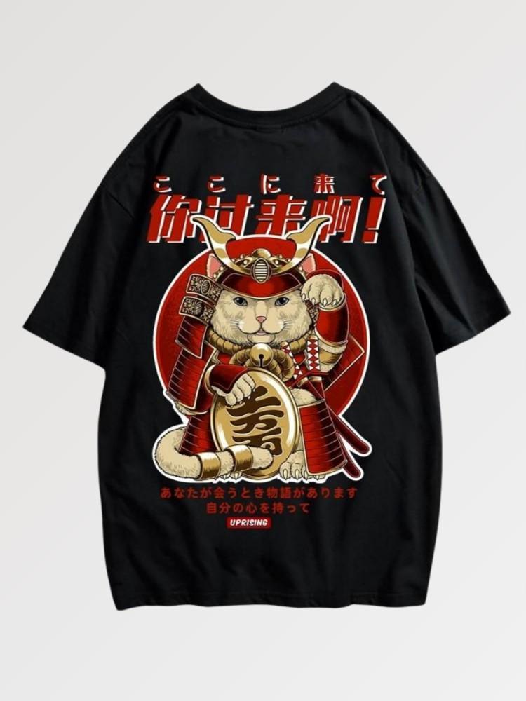 T-Shirt Chat Japonais 'Kanshido'