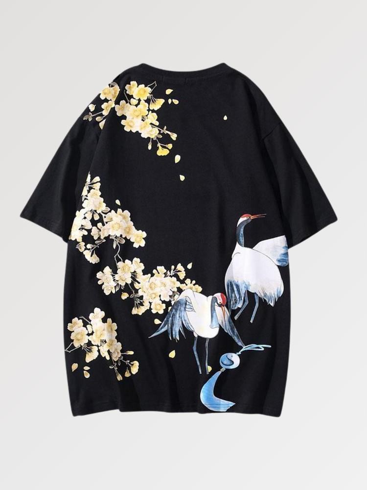 T-Shirt Grues Japonaises 'Misawa'